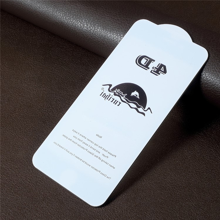 RURIHAI Solid Defense 4D Anti-blue-ray Complete Tempered Glass Screen Protector for iPhone 7 Plus - Black-4