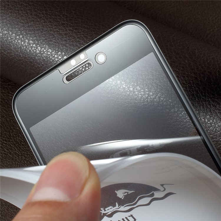 RURIHAI Solid Defense 4D Curved Full Tempered Glass Screen Protector for iPhone 6s Plus / 6 Plus - Black-6