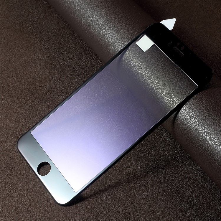 RURIHAI Solid Defense Soft Edge Anti-blue-ray Full Tempered Glass Screen Protector for iPhone 6s 6 - Black-1