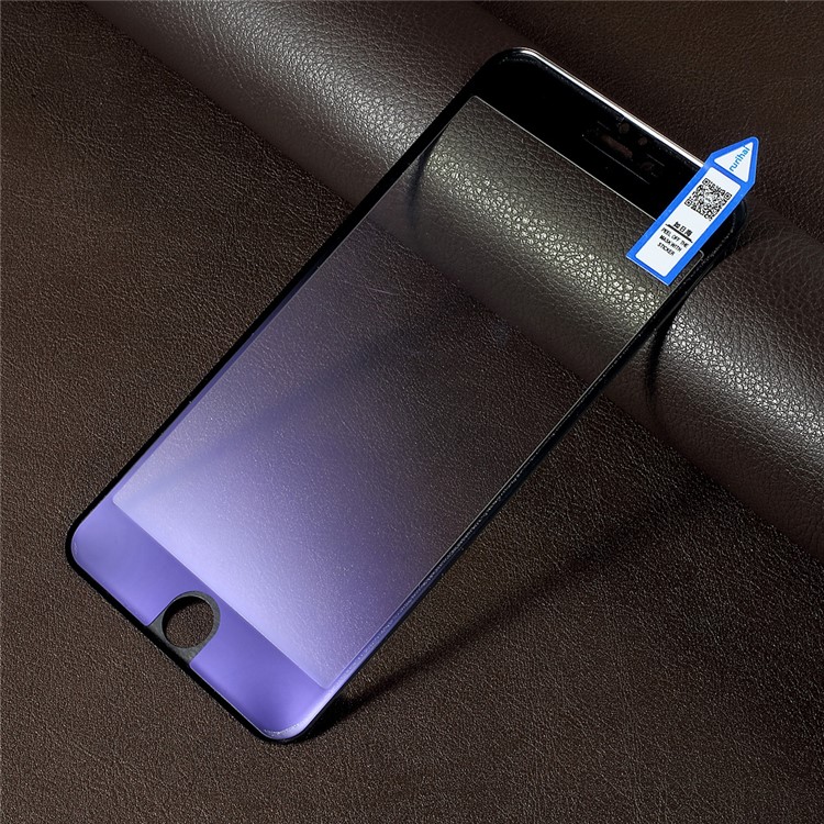 RURIHAI Solid Defense Soft Edge Anti-blue-ray Full Tempered Glass Screen Protector for iPhone 6s 6 - Black-3