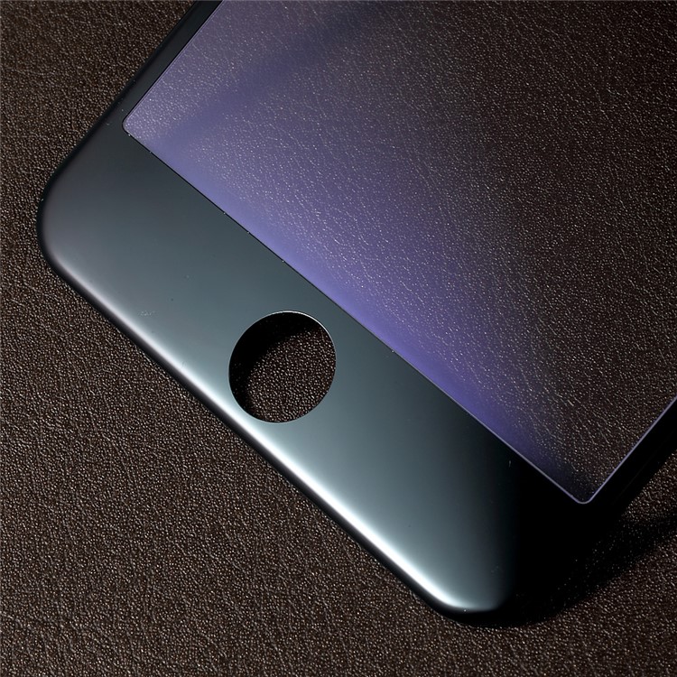 RURIHAI Solid Defense Soft Edge Anti-blue-ray Full Tempered Glass Screen Protector for iPhone 6s 6 - Black-4