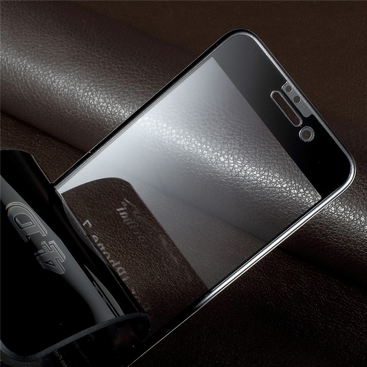 RURIHAI 4D Curved Full Size Tempered Glass Screen Protector Film for iPhone 7 Plus - Black-5