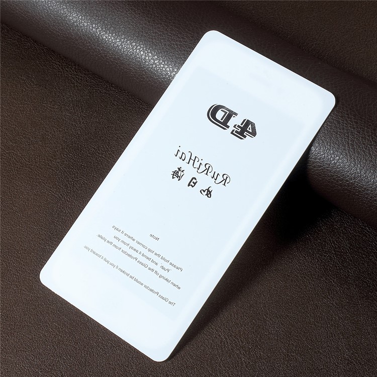 RURIHAI 4D Curved Complete Covered Tempered Glass Screen Protector Film for iPhone 6s 6 - White-4