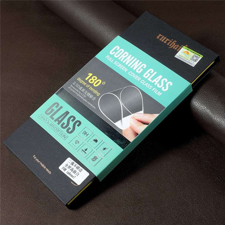 RURIHAI Solid Defense Full Size Tempered Glass Screen Protector Film for iPhone 6s Plus / 6 Plus - White-6