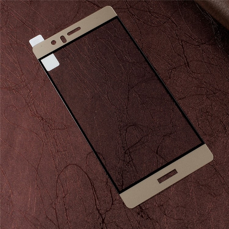ZK 9H Full Coverage Anti-explosion Tempered Glass Screen Protector for Huawei P9 Plus - Gold-2
