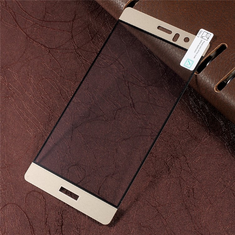 ZK 9H Full Coverage Anti-explosion Tempered Glass Screen Protector for Huawei P9 Plus - Gold-4