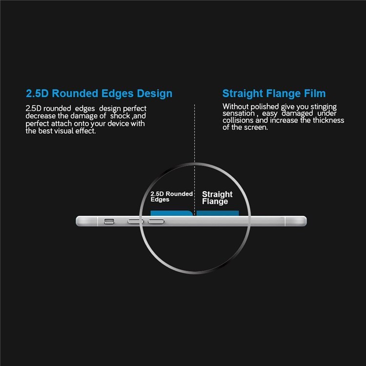HAT PRINCE Tempered Glass Screen Protector Shield Film for Samsung Galaxy S8+ SM-G955 0.26mm 9H 2.5D Arc Edge-4