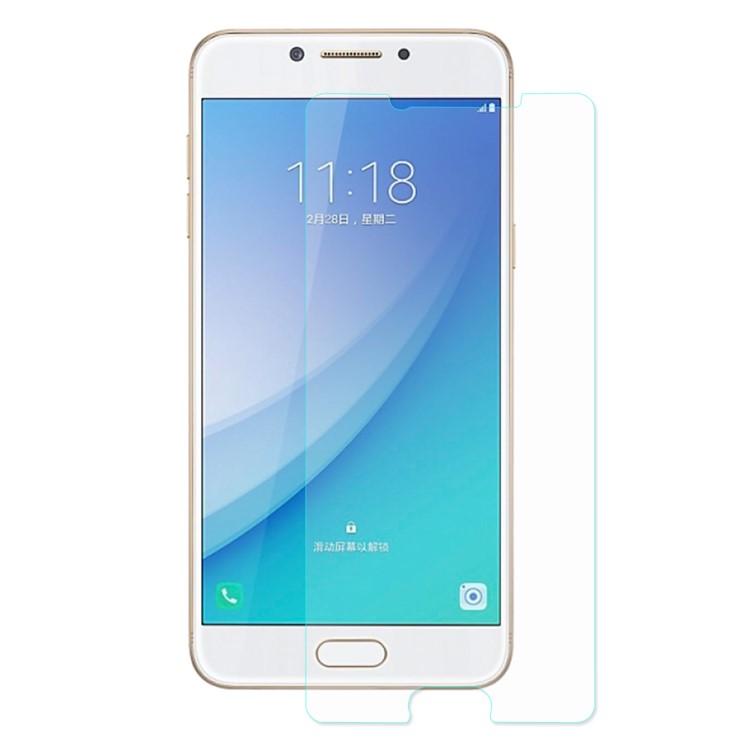 HAT PRINCE Tempered Glass Screen Protector for Samsung Galaxy C5 Pro 0.26mm 9H 2.5D Arc Edge-2