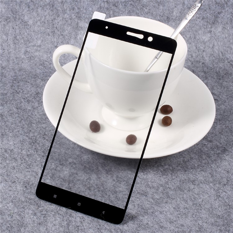 ZK 9H Full Cover Tempered Glass Screen Protector for Xiaomi Mi 5s Plus - Black-1