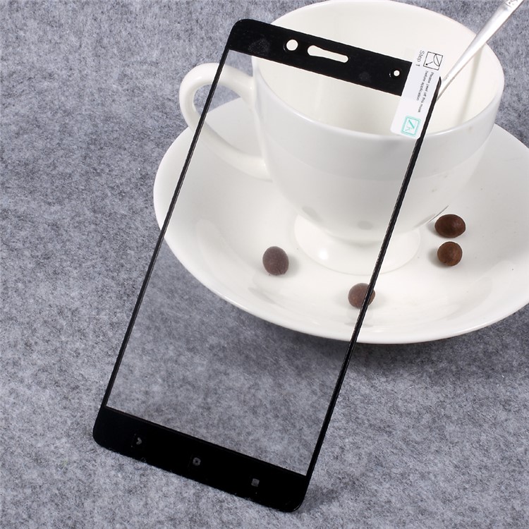 ZK 9H Full Cover Tempered Glass Screen Protector for Xiaomi Mi 5s Plus - Black-2