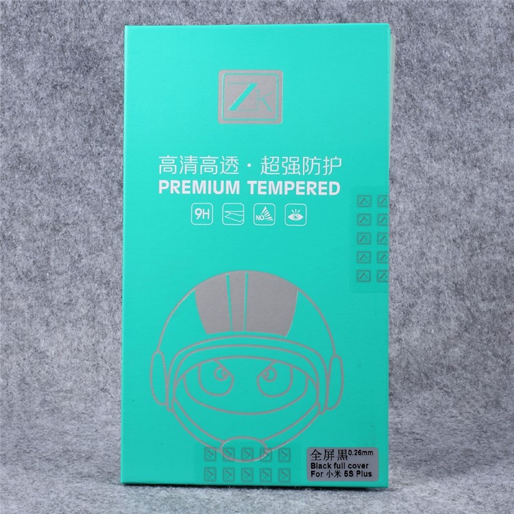 ZK 9H Full Cover Tempered Glass Screen Protector for Xiaomi Mi 5s Plus - Black-8