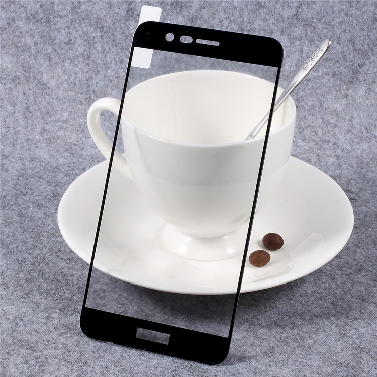 ZK 9H Anti-explosion Tempered Glass Screen Protector Full Coverage for Huawei Honor 8 Pro / Honor V9 - Black-1