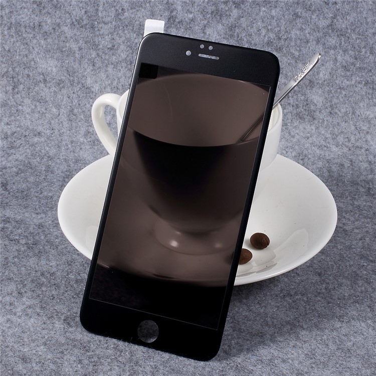 ZK 9H Matte Anti-peep Privacy Carbon Fiber Full Size Tempered Glass Screen Protector for iPhone 6s Plus / 6 Plus - Black-2