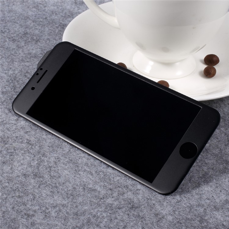 ZK 9H Matte Carbon Fiber Full Coverage Tempered Glass Shield Film for iPhone 7 Plus 5.5 inch - Black-3