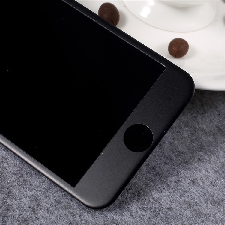 ZK 9H Matte Carbon Fiber Full Coverage Tempered Glass Shield Film for iPhone 7 Plus 5.5 inch - Black-5