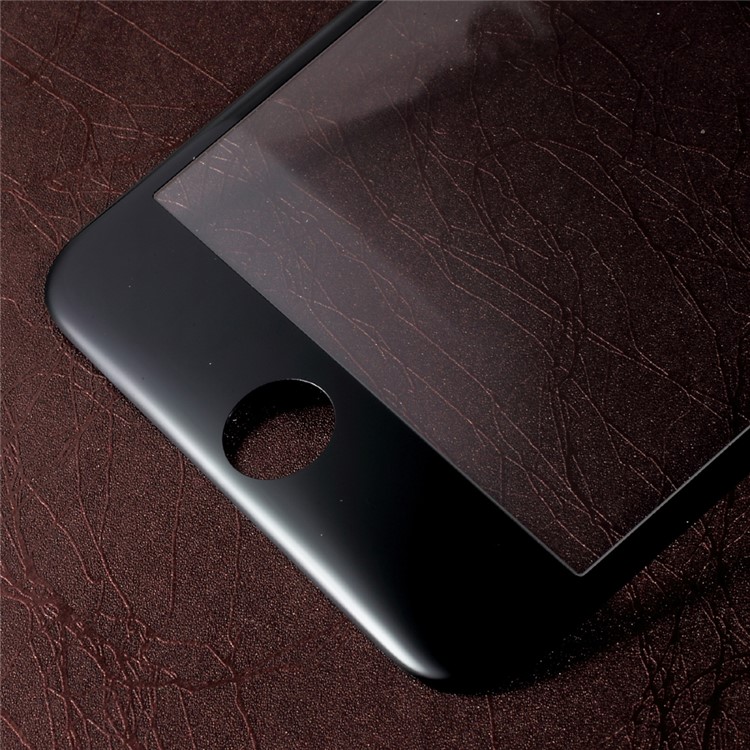 ZK Glossy Carbon Fiber Full Coverage Tempered Glass Shield Film for iPhone 7 4.7 inch - Black-6
