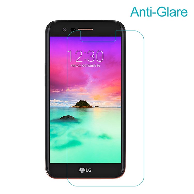 For LG K10 (2017) Matte Anti-glare LCD Screen Protector Film (Black Package)-1