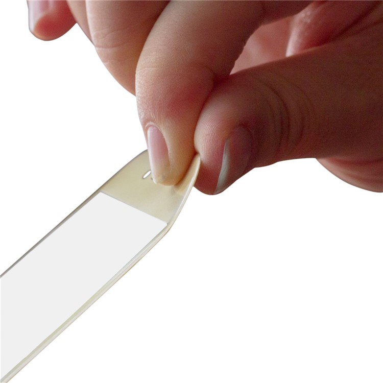 For iPhone 7 4.7 inch 0.3mm Full Coverage 3D Curved Carbon Fiber Tempered Glass Screen Protector Skin - Gold-10