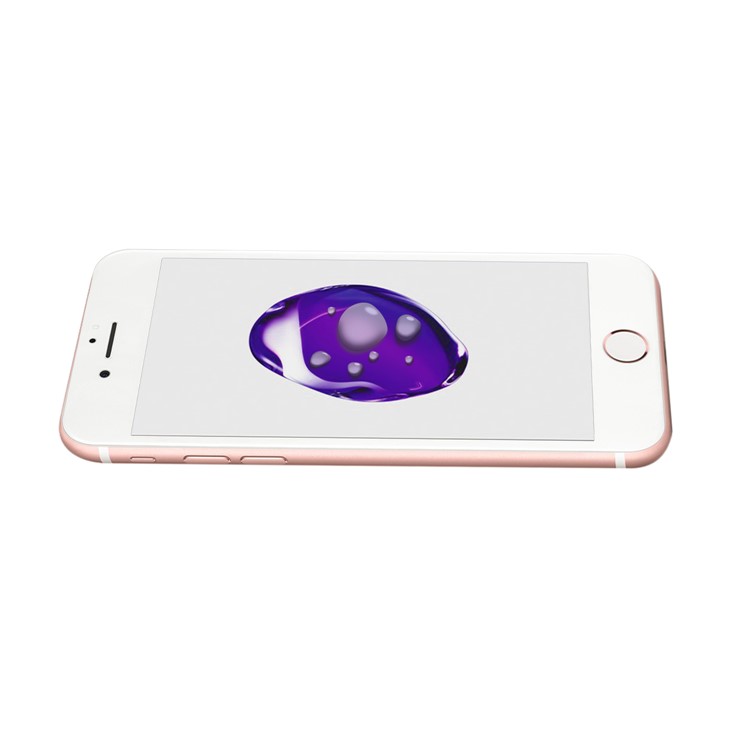 For iPhone 7 Plus 0.3mm 3D Curved Soft Carbon Fiber Edge Tempered Glass Full Screen Guard Film - White-4