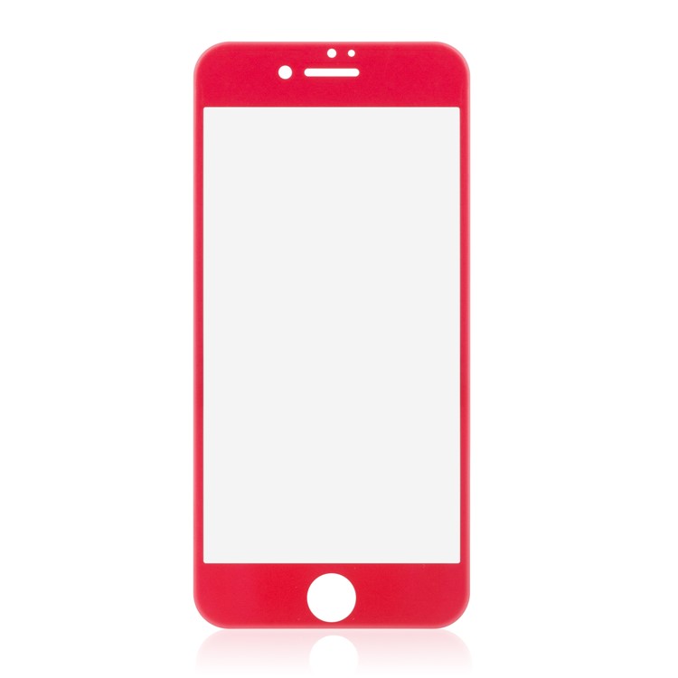 0.3mm Full Size 3D Curved Soft Carbon Fiber Edge Tempered Glass Screen Protector for iPhone 7 Plus - Red-2