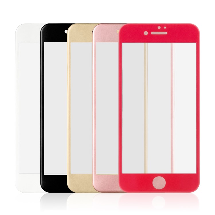 0.3mm Full Size 3D Curved Soft Carbon Fiber Edge Tempered Glass Screen Protector for iPhone 7 Plus - Red-9