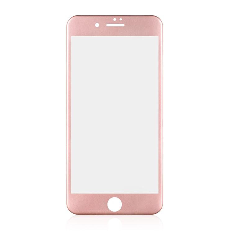 For iPhone 7 Plus 5.5 inch 0.3mm 3D Curved Carbon Fiber Edge Tempered Glass Full Screen Protector - Rose Gold-2