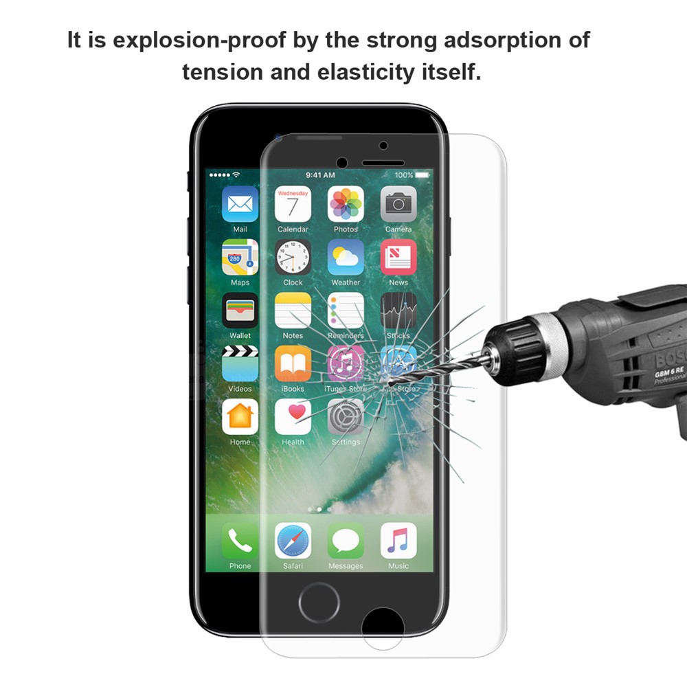 Hut Prince 0,1mm 3D Vollbeschwerde TPU Explosionssicherer Screenfilm Für Iphone 8 Plus/7 Plus 5,5 Zoll-7