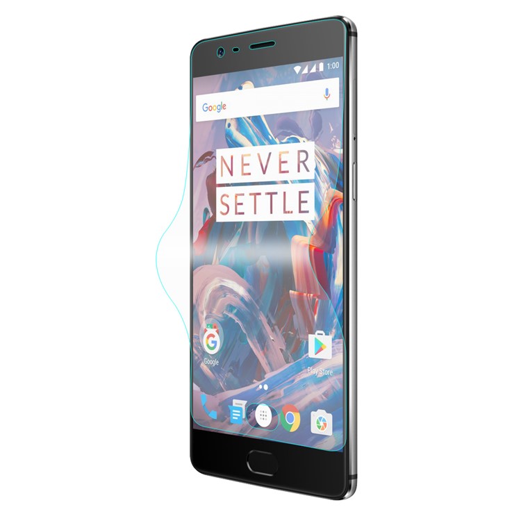 HAT PRINCE 0.1mm Full Coverage Screen Guard for OnePlus 3 / 3T - Transparent-2