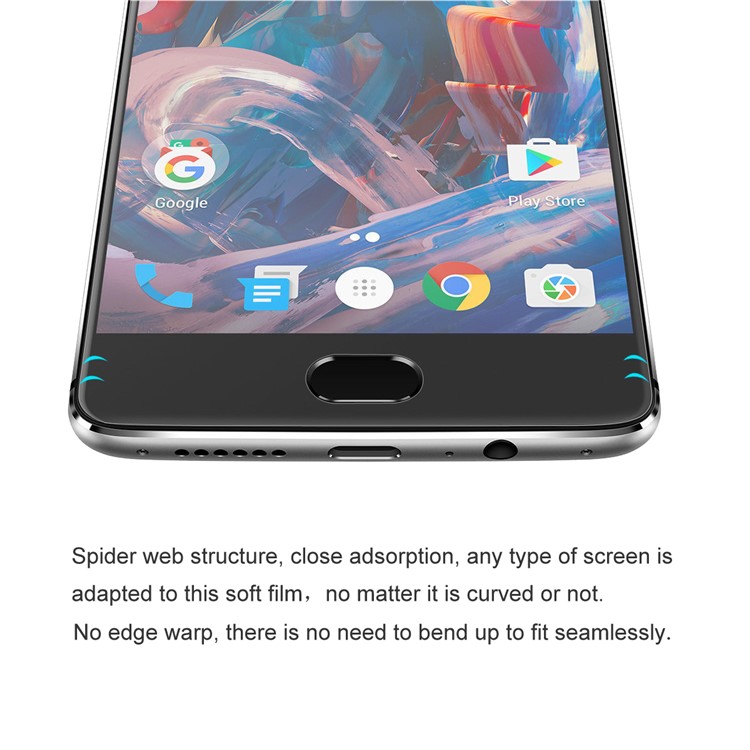 HAT PRINCE 0.1mm Full Coverage Screen Guard for OnePlus 3 / 3T - Transparent-3