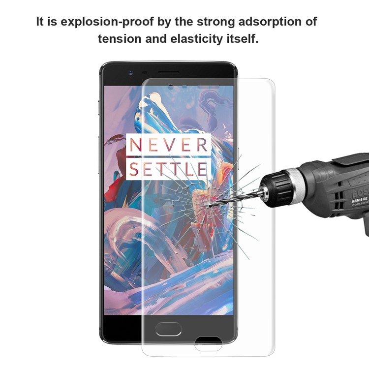 HAT PRINCE 0.1mm Full Coverage Screen Guard for OnePlus 3 / 3T - Transparent-6