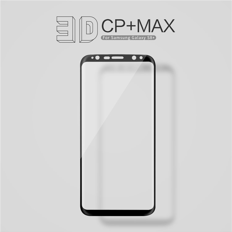 NILLKIN 3D CP+ Max for Samsung Galaxy S8+ G955 Full Screen Tempered Glass Protector Film Anti-explosion - Black-1