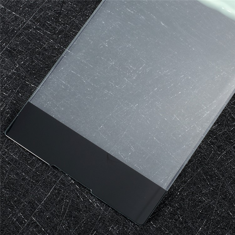 For Sony Xperia XA1 Full Coverage Tempered Glass Screen Protector Mobile Film Silk Printing - Black-4