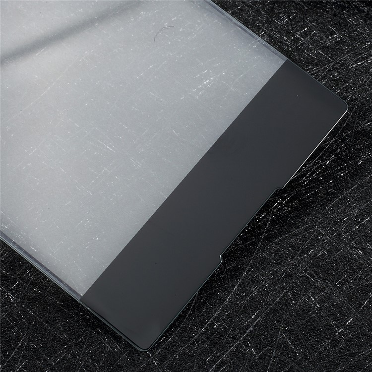 For Sony Xperia XA1 Full Coverage Tempered Glass Screen Protector Mobile Film Silk Printing - Black-5