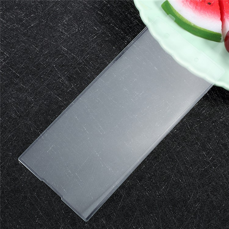 For Sony Xperia XA1 Full Coverage Tempered Glass LCD Screen Guard Film Silk Printing - Transparent-2