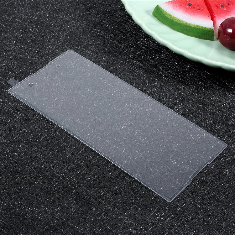 For Sony Xperia XA1 Full Coverage Tempered Glass LCD Screen Guard Film Silk Printing - Transparent-3
