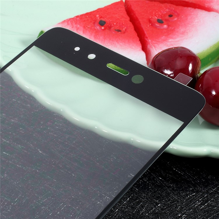 For Xiaomi Mi 5s Full Screen Coverage Tempered Glass Mobile Protector Film Silk Printing - Black-5