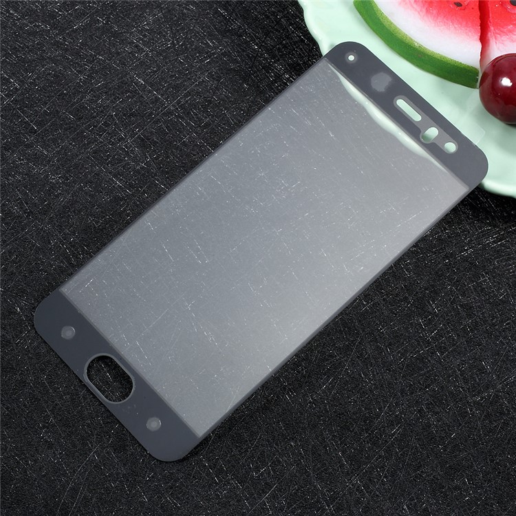 For Xiaomi Mi 6 Full Coverage Tempered Glass Screen Protector Film Silk Printing - Black-2
