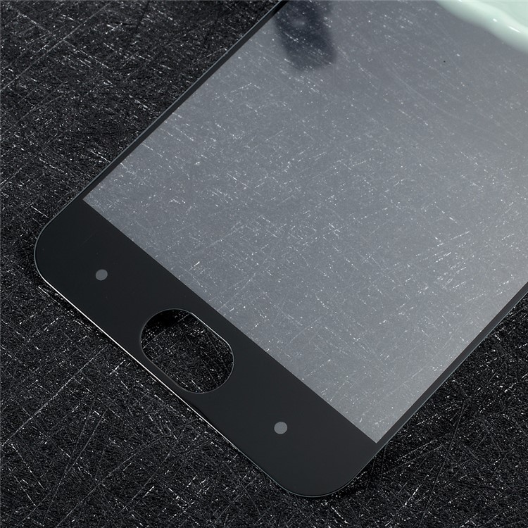 For Xiaomi Mi 6 Full Coverage Tempered Glass Screen Protector Film Silk Printing - Black-4