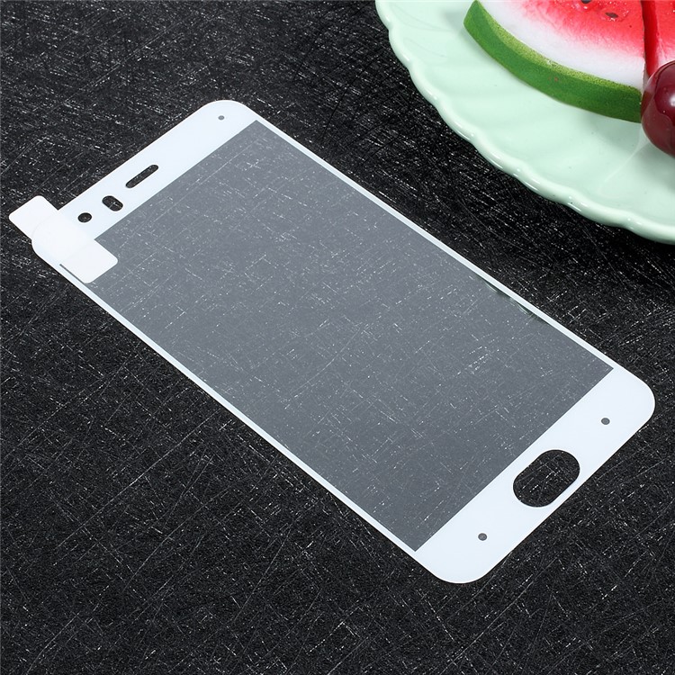 For Xiaomi Mi 6 Silk Printing Complete Covering Tempered Glass Screen Protector Film - White-3