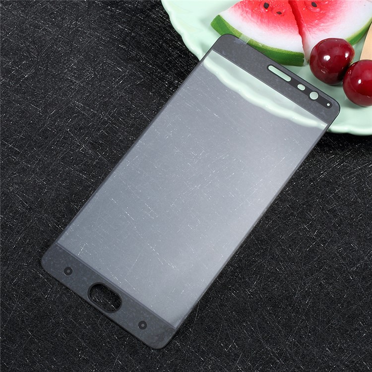 For OnePlus 3T / 3 Full Coverage Tempered Glass Screen Protector Film Silk Printing - Black-2