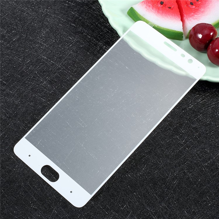 For OnePlus 3T / 3 Full Screen Cover Tempered Glass Protector Guard Film Silk Printing - White-2