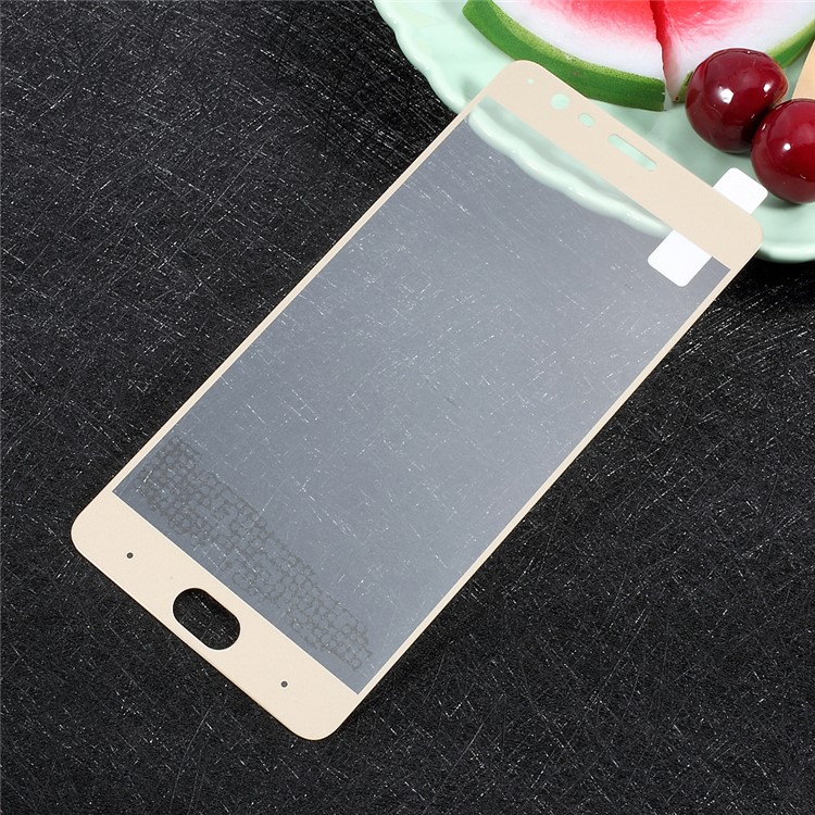 For OnePlus 3T / 3 Full Cover Mobile Tempered Glass Screen Protector Film Silk Printing - Gold-1
