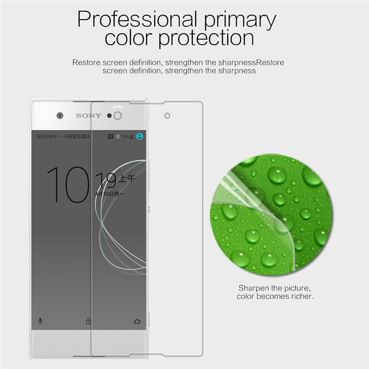 NILLKIN Crystal Clear Anti-fingerprint Screen Protector for Sony Xperia XA1-2