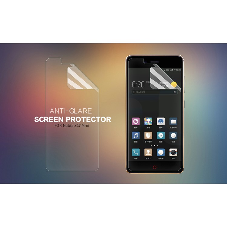 NILLKIN Anti-scratch Matte LCD Screen Protector Film Cover for ZTE nubia Z17 mini-2