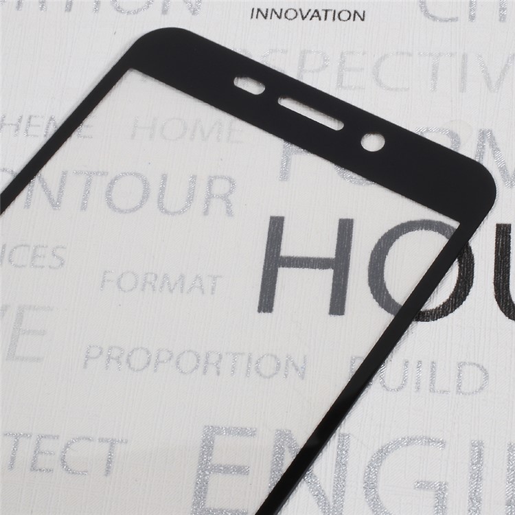 Full Coverage Tempered Glass Screen Protector Film Silk Printing for Asus Zenfone 3 Laser ZC551KL - Black-4