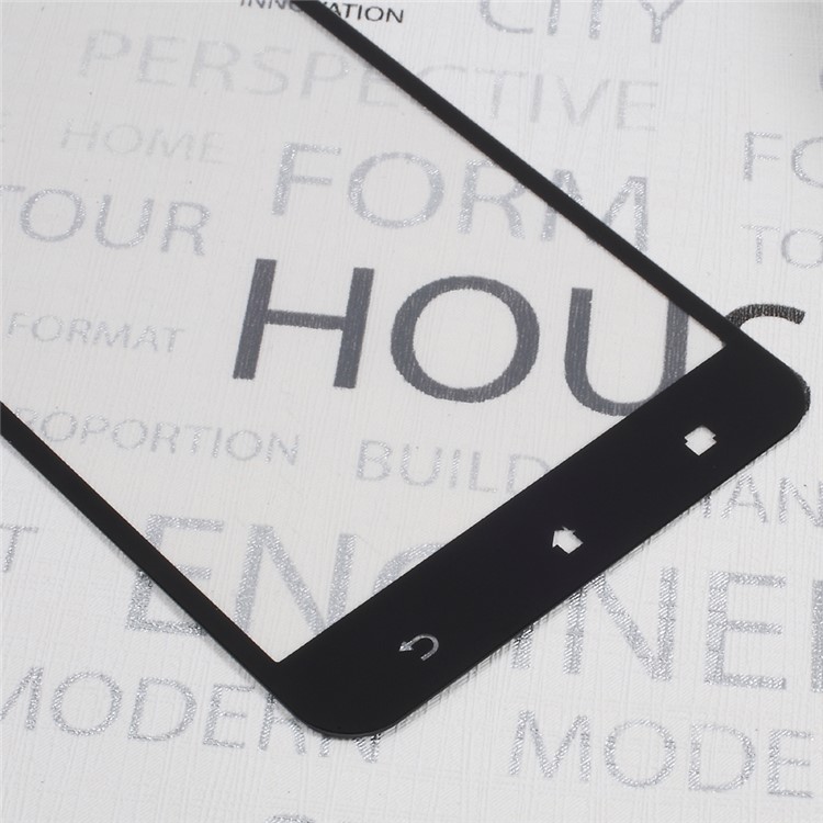 Full Coverage Tempered Glass Screen Protector Film Silk Printing for Asus Zenfone 3 Laser ZC551KL - Black-5