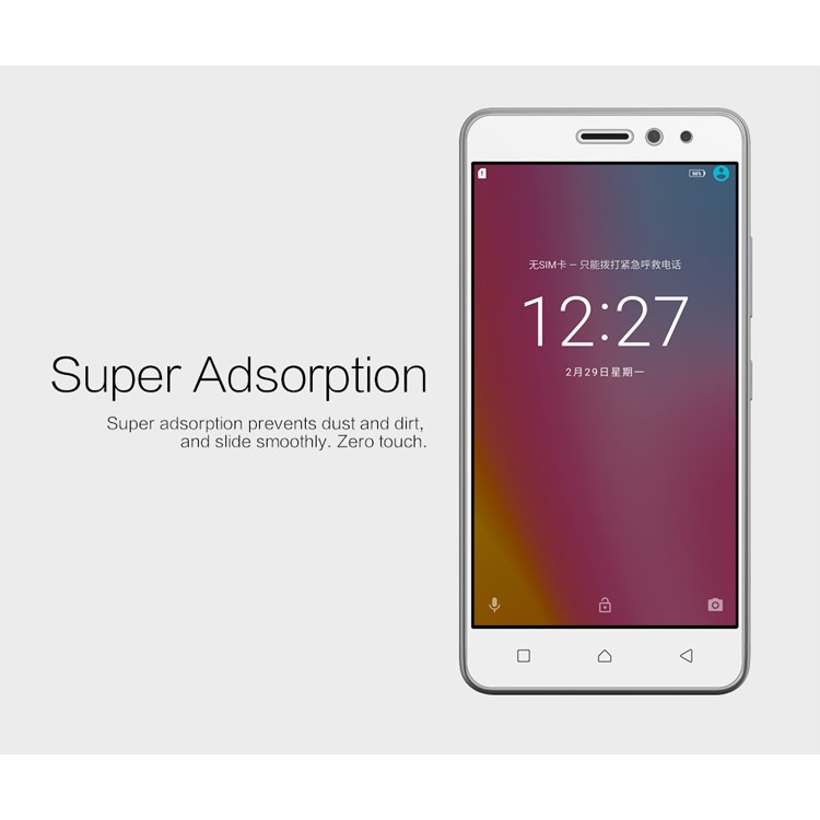 NILLKIN Anti-fingerprint HD Clear LCD Screen Protector Shield Film for Lenovo K6 Power-3