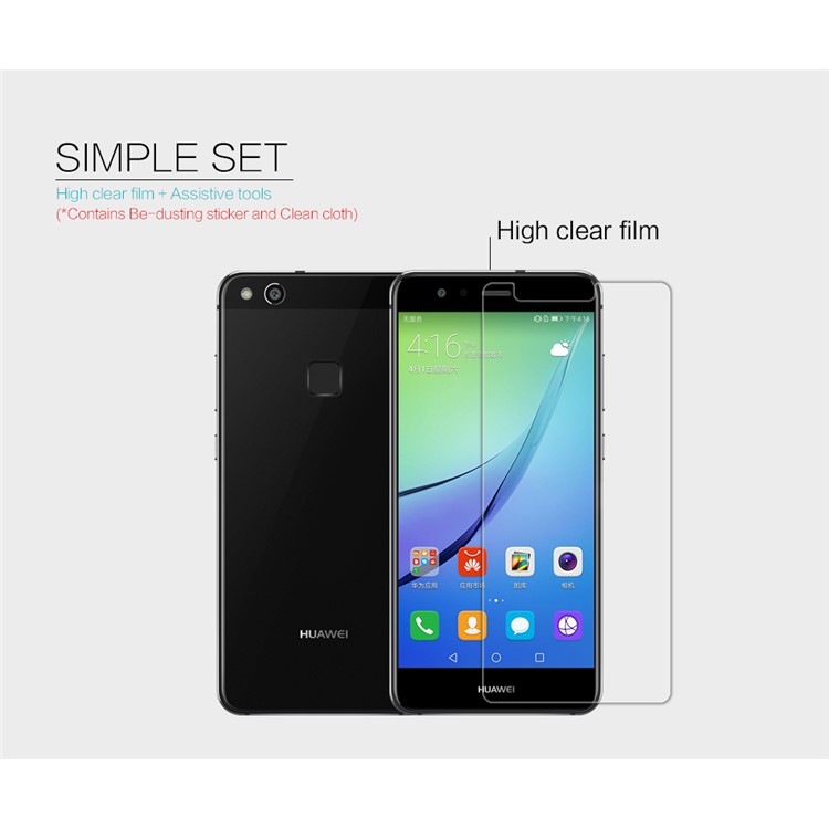 NILLKIN for Huawei P10 Lite Anti-fingerprint HD Clear LCD Screen Protector Film-5