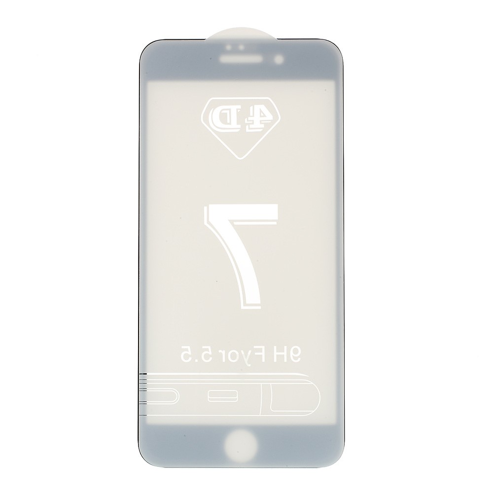 3D Full Coverage Tempered Glass Screen Protector Film for iPhone 7 4.7 inch - Black-3