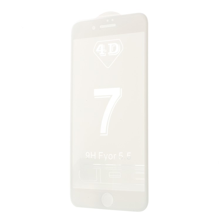 3D Full Screen Tempered Glass Protector Guard Film for iPhone 7 4.7 inch - White-2